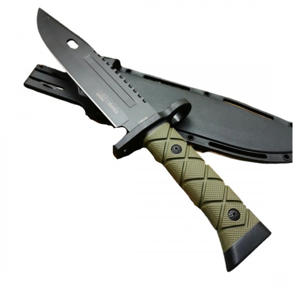 Columbia marka 34 cm sert kılıflı avcı bıçağı